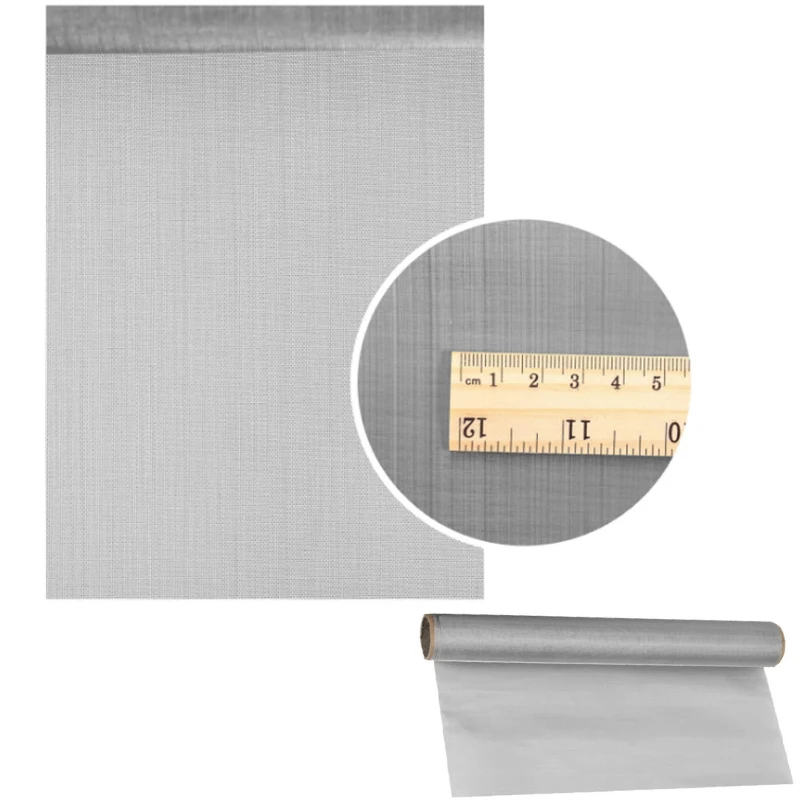 1pcs 304 Stainless Steel Filter Screen 5/8/20/30/40-500 Mesh Woven Wire High Quality Stainless Steel Screening Filter Sheet