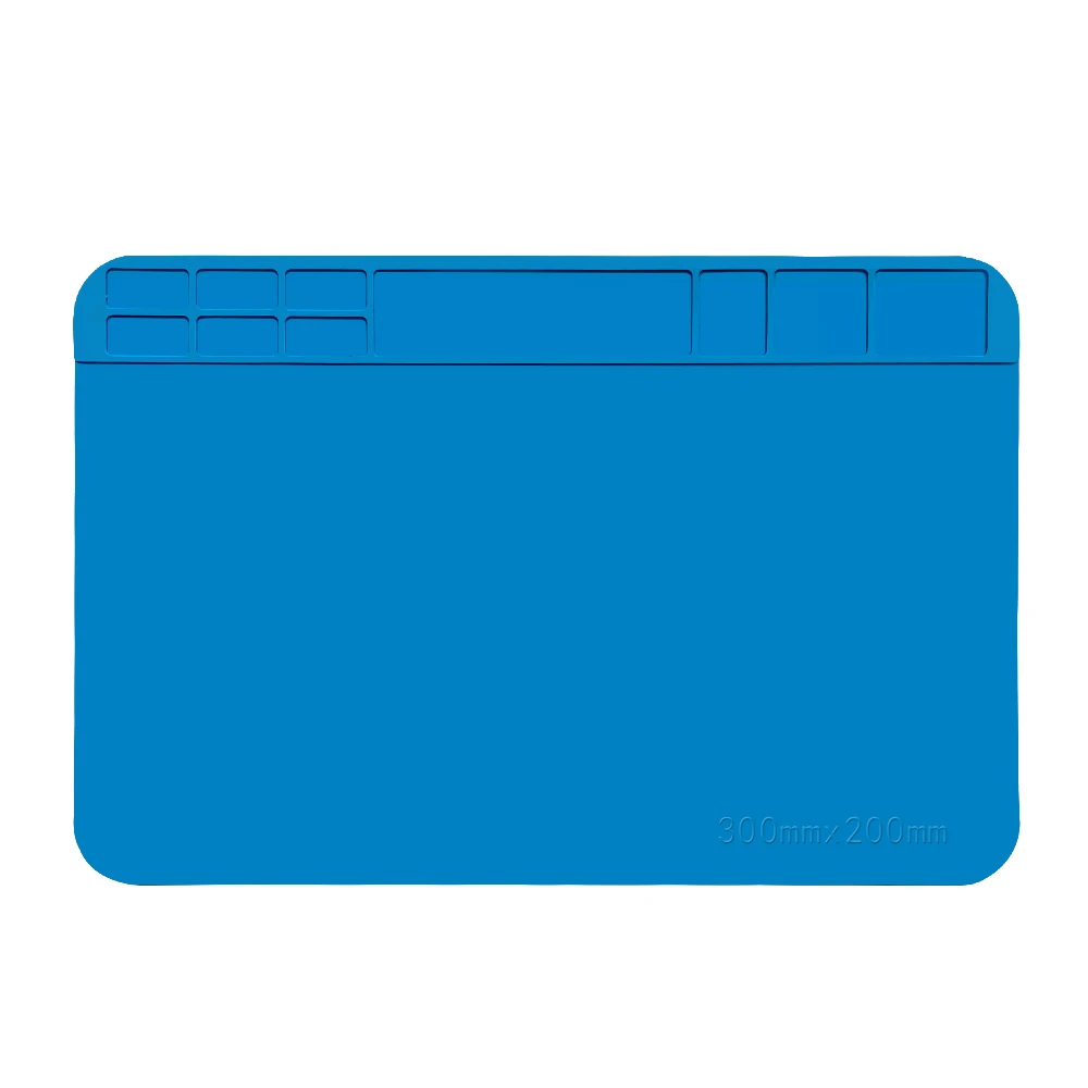 Silicone Soldering Mat Pad Desk Platform for Welding Station Iron Phone PC Repair Magnetic Heat Insulation No Lead S-160