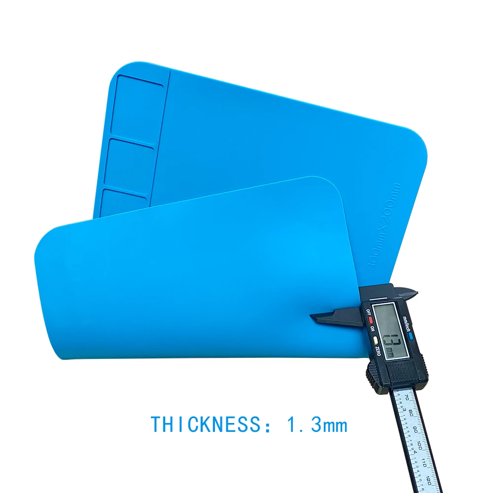 Silicone Soldering Mat Pad Desk Platform for Welding Station Iron Phone PC Repair Magnetic Heat Insulation No Lead S-160