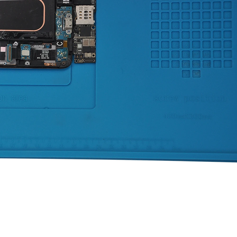 Silicone Soldering Mat Pad Desk Platform for Welding Station Iron Phone PC Repair Magnetic Heat Insulation No Lead S-160