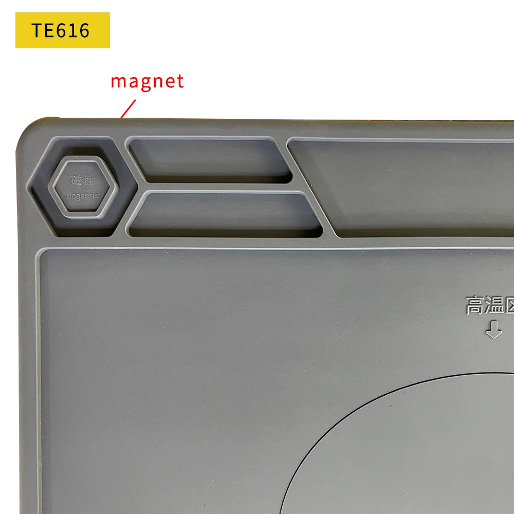 Silicone Soldering Mat Pad Desk Platform for Welding Station Iron Phone PC Repair Magnetic Heat Insulation No Lead S-160