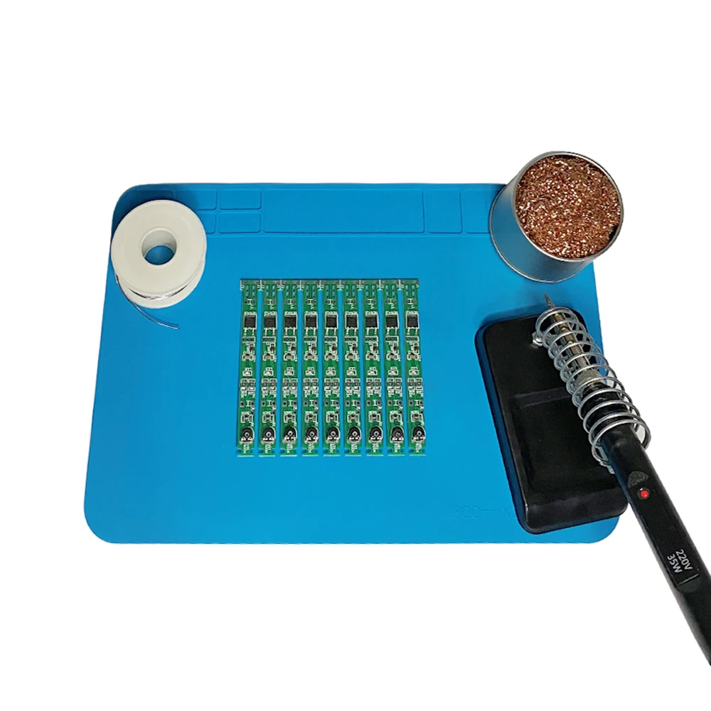 Silicone Soldering Mat Pad Desk Platform for Welding Station Iron Phone PC Repair Magnetic Heat Insulation No Lead S-160