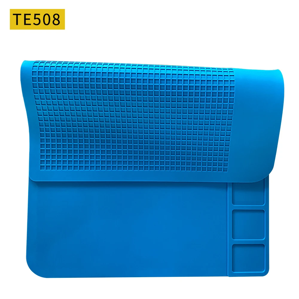 Silicone Soldering Mat Pad Desk Platform for Welding Station Iron Phone PC Repair Magnetic Heat Insulation No Lead S-160