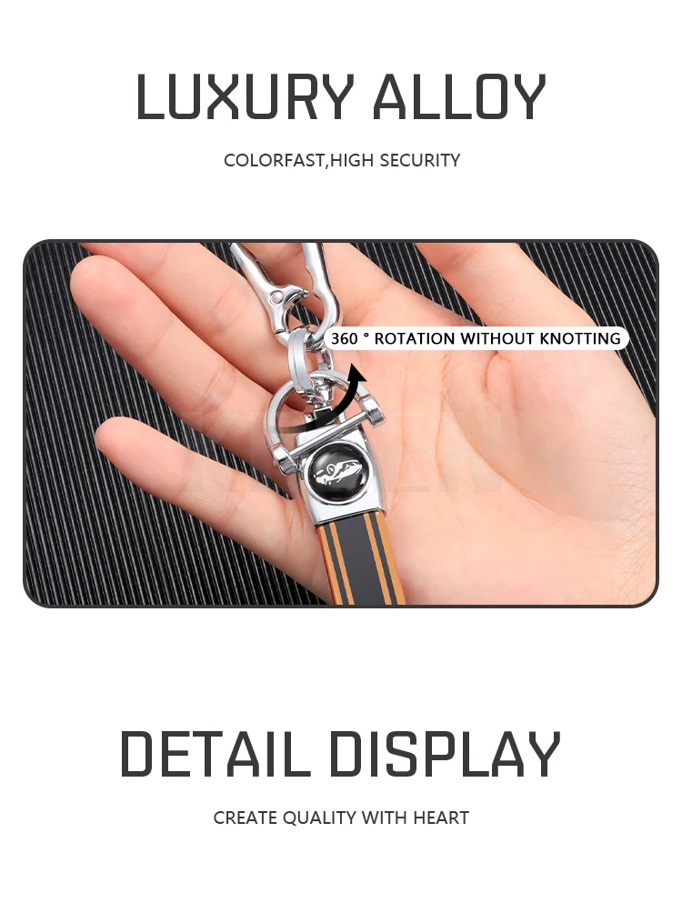 High Quality TPU Keychain For Men Women Car KeyRing Girl Gift Car Key Ring Holder Accessories Rotatable Key Chains
