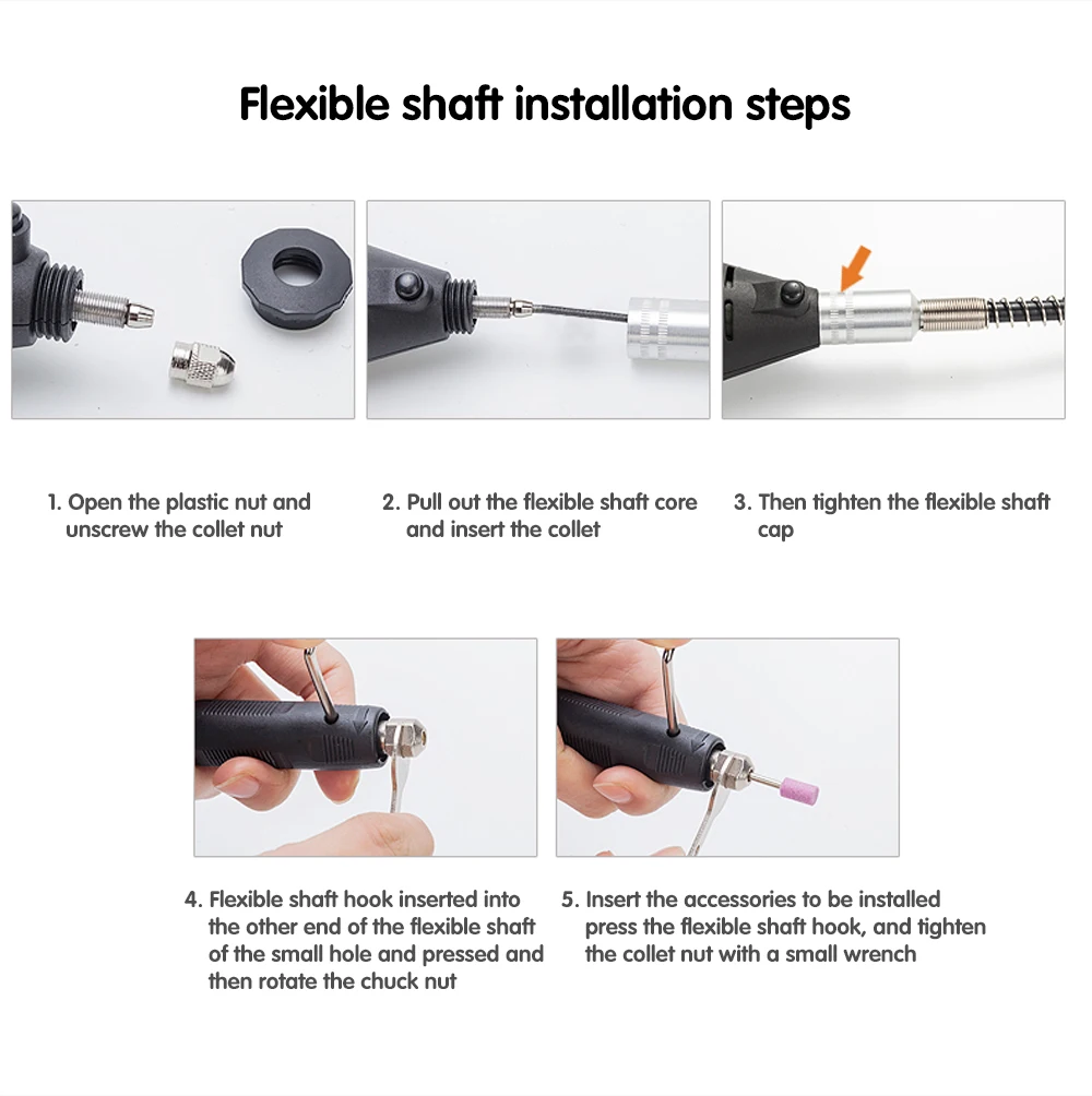 180W Power Electric Mini Drill Engraver Rotary Tool Polishing Grinder Variable Speed Dremel Engraving Pen with Accessories