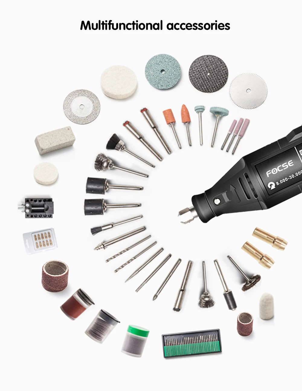 180W Power Electric Mini Drill Engraver Rotary Tool Polishing Grinder Variable Speed Dremel Engraving Pen with Accessories