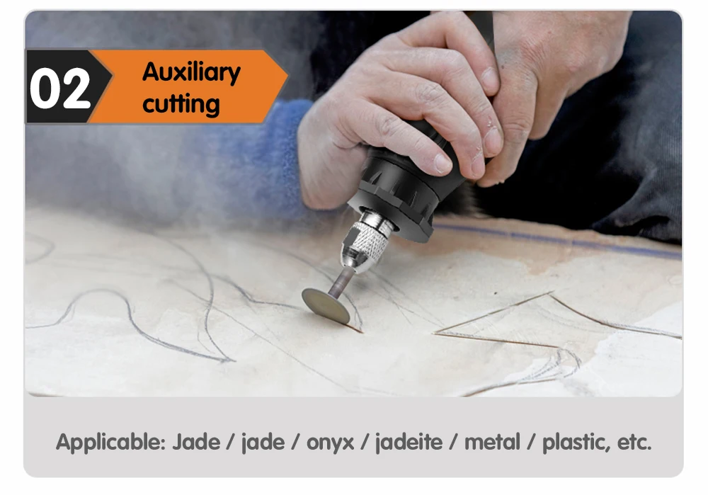 180W Power Electric Mini Drill Engraver Rotary Tool Polishing Grinder Variable Speed Dremel Engraving Pen with Accessories