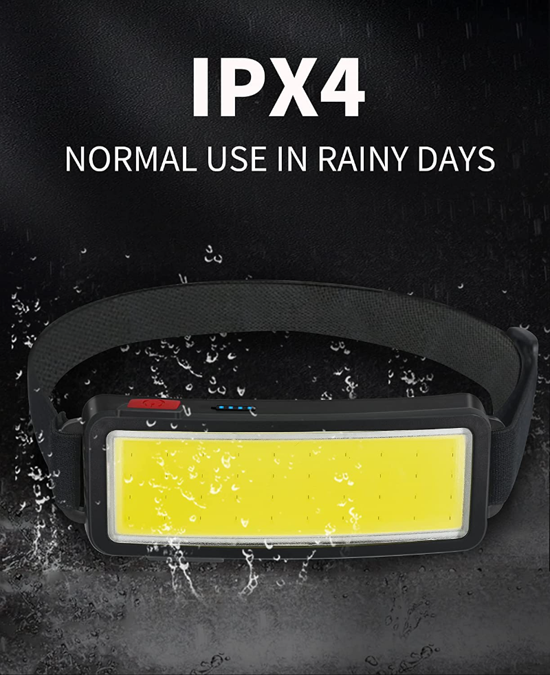 Hot COB LED Headlight Flashlight 3 Modes Light USB Rechargeable Head Lamp Built-in 1200mah Outdoor Hiking Camping Lamp