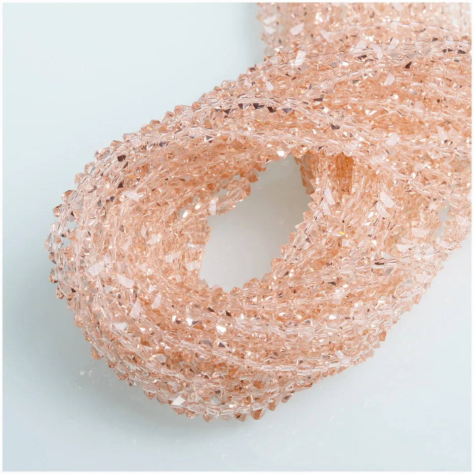 Accessories Shining 3mm Triangle Crystal Beads Glass Seed Czech Loose Beads For Jewelry Making DIY Needlework Earring Necklace