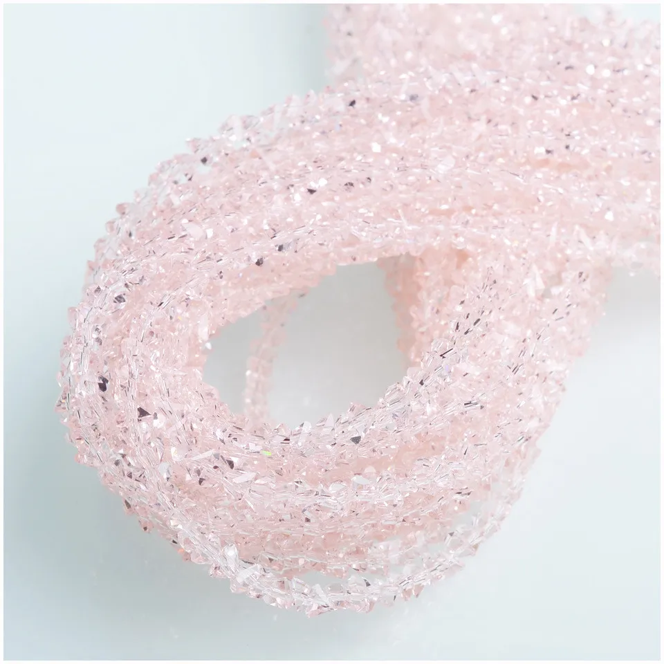 Accessories Shining 3mm Triangle Crystal Beads Glass Seed Czech Loose Beads For Jewelry Making DIY Needlework Earring Necklace
