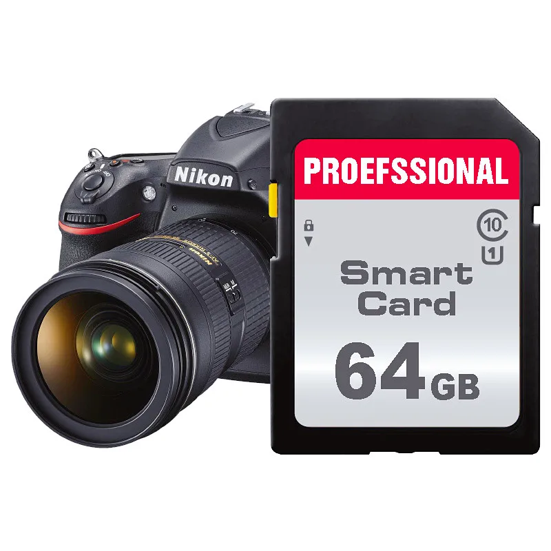 Professional Memory Card 64GB 128GB 256GB SDV10XC SD Card 16GB 32GB SDV10HC Card High Speed 600x For Nikon Canon Camera