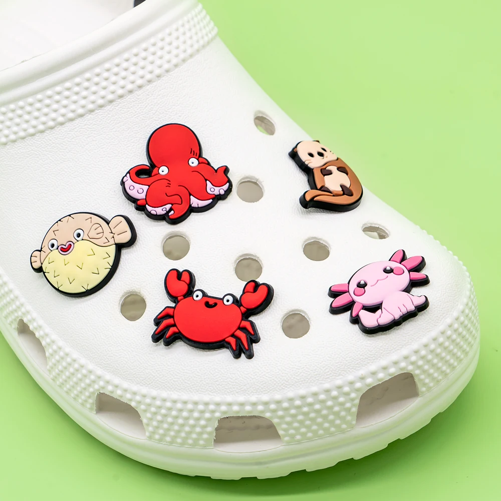 1pcs Cute Animals Dogs Cats Frogs Dinosaur Duck Shoe Charms for Women Girls,Shoe Accessories Pins for Kids Children,Clog Buckles