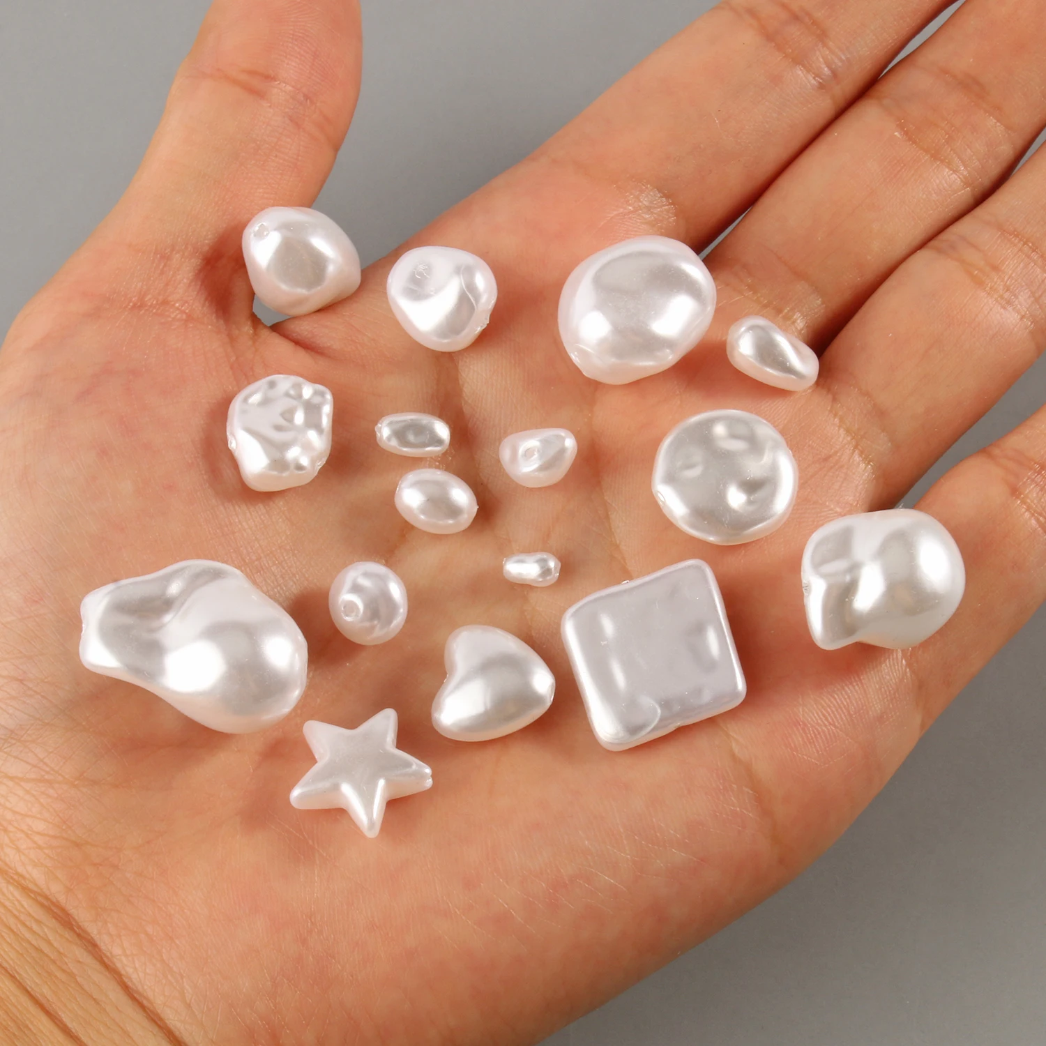 Charms Irregular Imitation Baroque Pearl Beads for DIY Jewelry Making Women Baroque Bead Drop Earrings Punk Jewelry