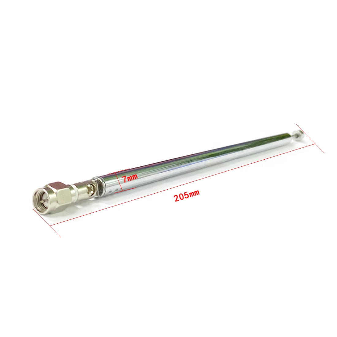 Replacement Telescopic Antenna SMA Male for Radio TV DIY 100mm/120mm/132mm/164mm/205mm/210mm NEW Radio Aerial