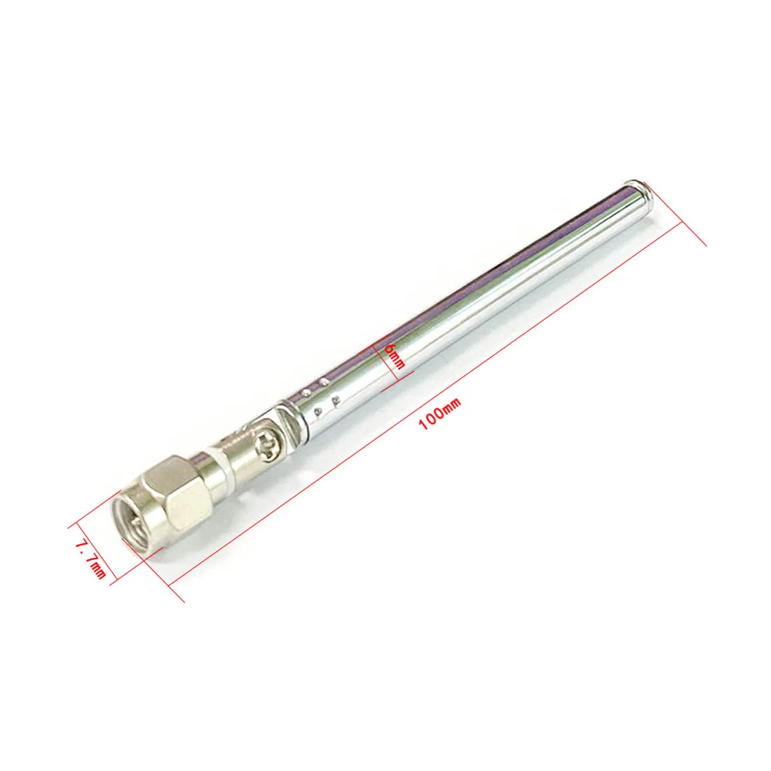 Replacement Telescopic Antenna SMA Male for Radio TV DIY 100mm/120mm/132mm/164mm/205mm/210mm NEW Radio Aerial