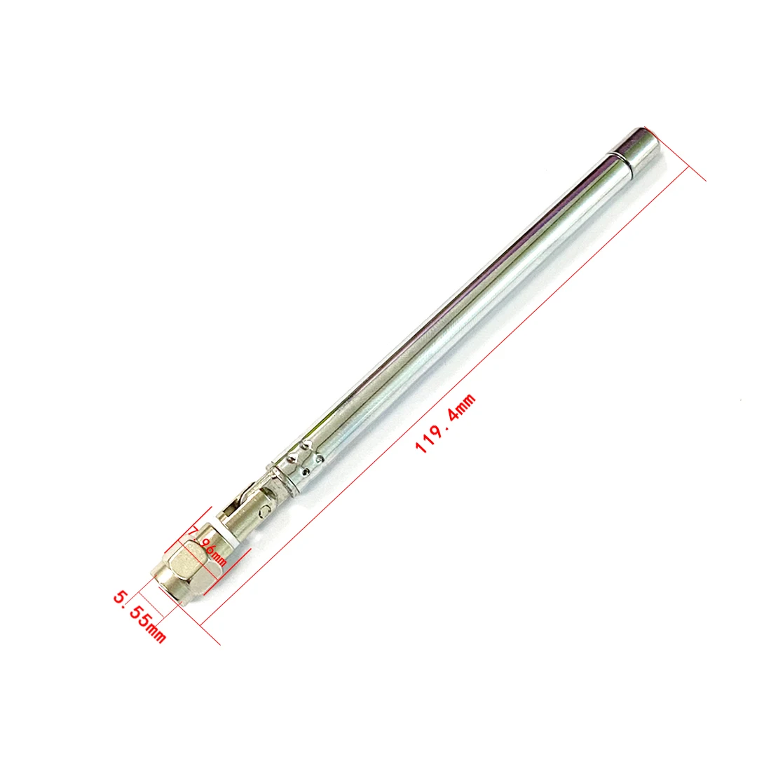 Replacement Telescopic Antenna SMA Male for Radio TV DIY 100mm/120mm/132mm/164mm/205mm/210mm NEW Radio Aerial