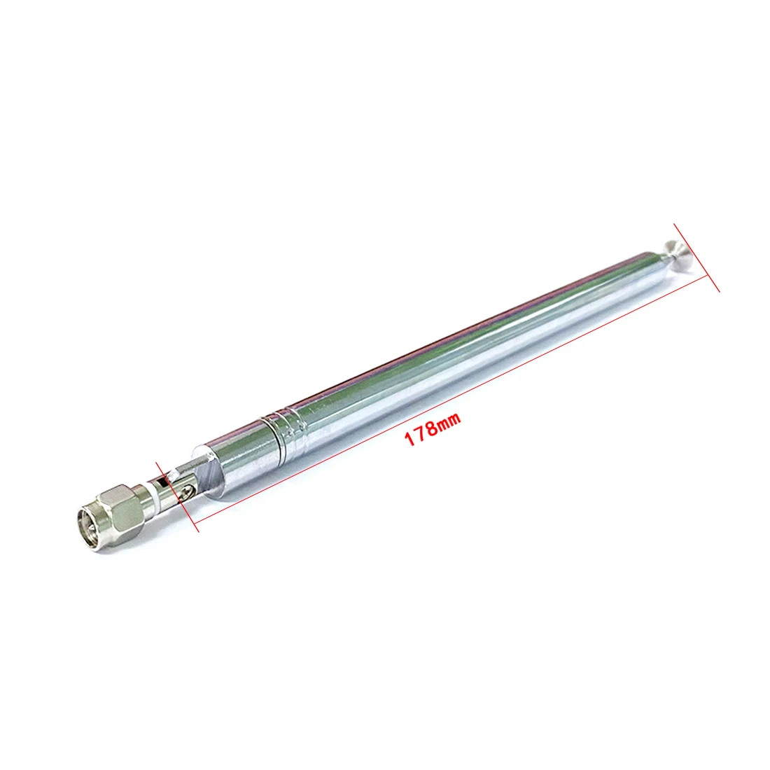 Replacement Telescopic Antenna SMA Male for Radio TV DIY 100mm/120mm/132mm/164mm/205mm/210mm NEW Radio Aerial