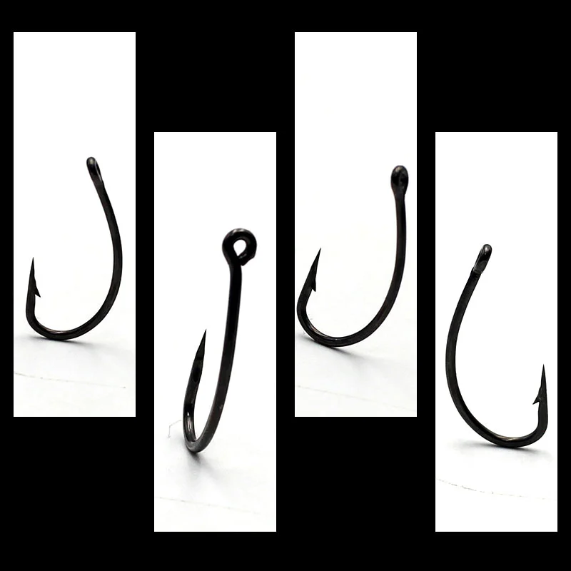 6pcs Carp Fishing Hair Rigs Ready Made Carp Fishing Hook Size 2#4#6#8 Fishing Tackle Equipment Accessories Pesca