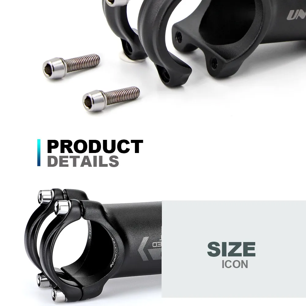 UNO Kalloy King Stems Ultralight AL7050 Bike Stem 7 Degree 31.8mm 60 70 80 90 100 110 120 130mm MTB Road Bicycle Handlebar Stem