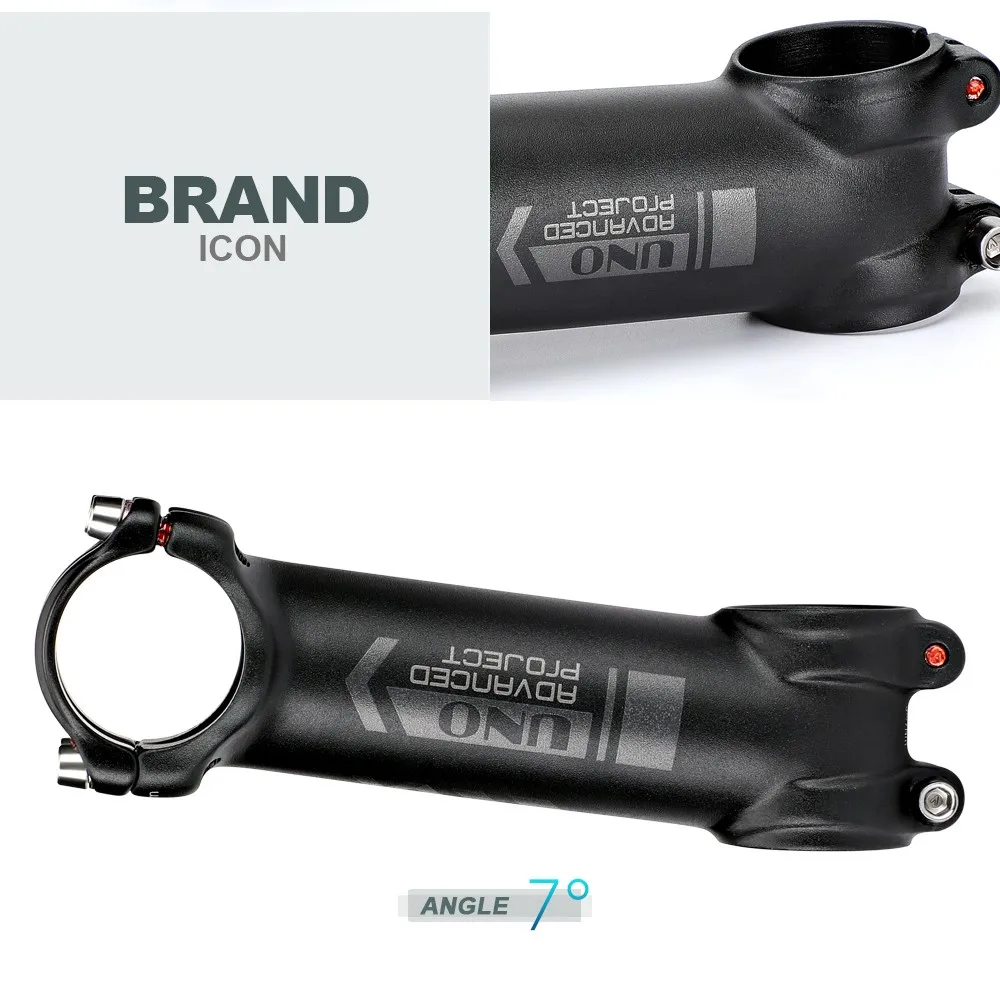 UNO Kalloy King Stems Ultralight AL7050 Bike Stem 7 Degree 31.8mm 60 70 80 90 100 110 120 130mm MTB Road Bicycle Handlebar Stem