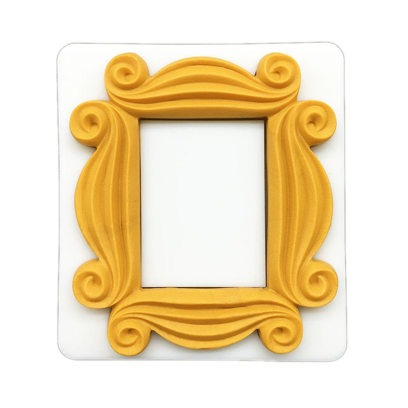 Photo Frame Mirror Silicone Mold Resin Tools Sugarcraft Cupcake Baking Mold Fondant Cake Decorating Tools
