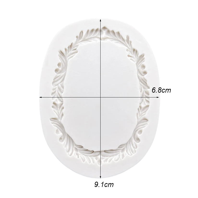 Photo Frame Mirror Silicone Mold Resin Tools Sugarcraft Cupcake Baking Mold Fondant Cake Decorating Tools