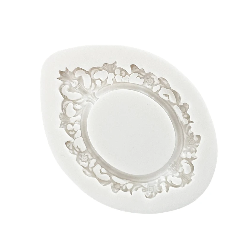 Photo Frame Mirror Silicone Mold Resin Tools Sugarcraft Cupcake Baking Mold Fondant Cake Decorating Tools
