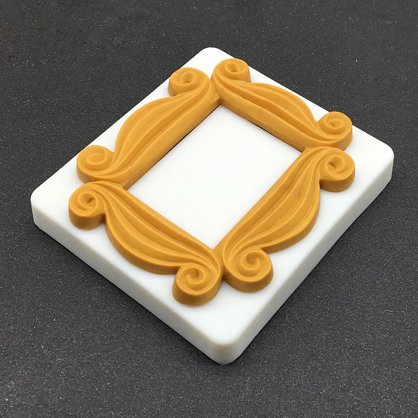 Photo Frame Mirror Silicone Mold Resin Tools Sugarcraft Cupcake Baking Mold Fondant Cake Decorating Tools