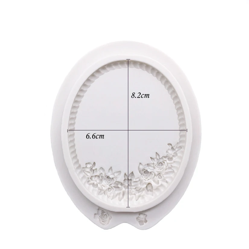 Photo Frame Mirror Silicone Mold Resin Tools Sugarcraft Cupcake Baking Mold Fondant Cake Decorating Tools