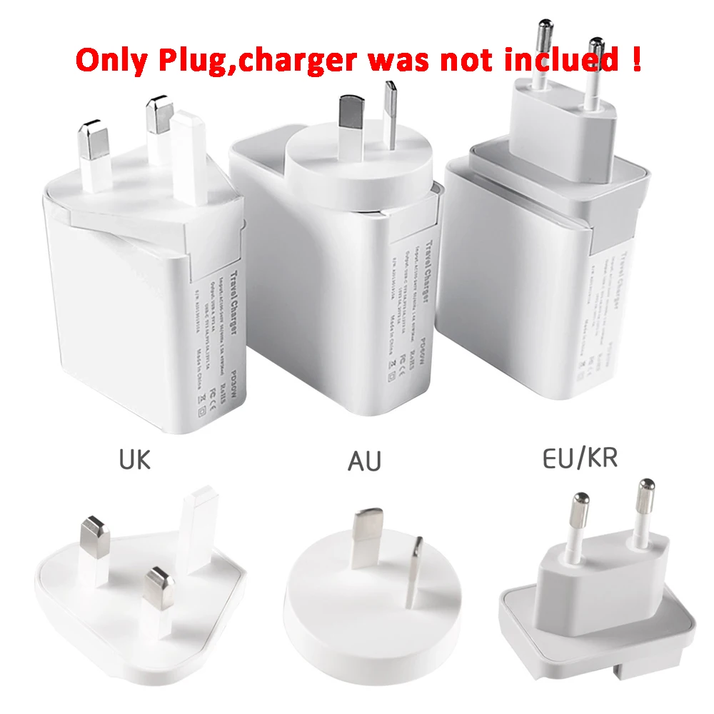EU / AU /UK /KR Plug Adapter Convertor for Our Charger