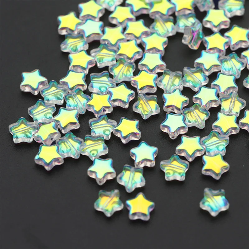 4x6mm Gradient Czech Lampwork Crystal Glass Bead Mini Water Drop Spacer Bead For Jewelry Making Diy Needlework Bracelet Hairpin