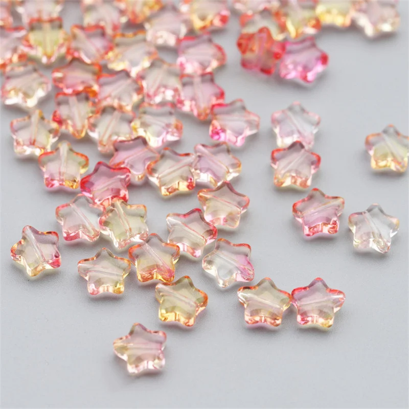 4x6mm Gradient Czech Lampwork Crystal Glass Bead Mini Water Drop Spacer Bead For Jewelry Making Diy Needlework Bracelet Hairpin