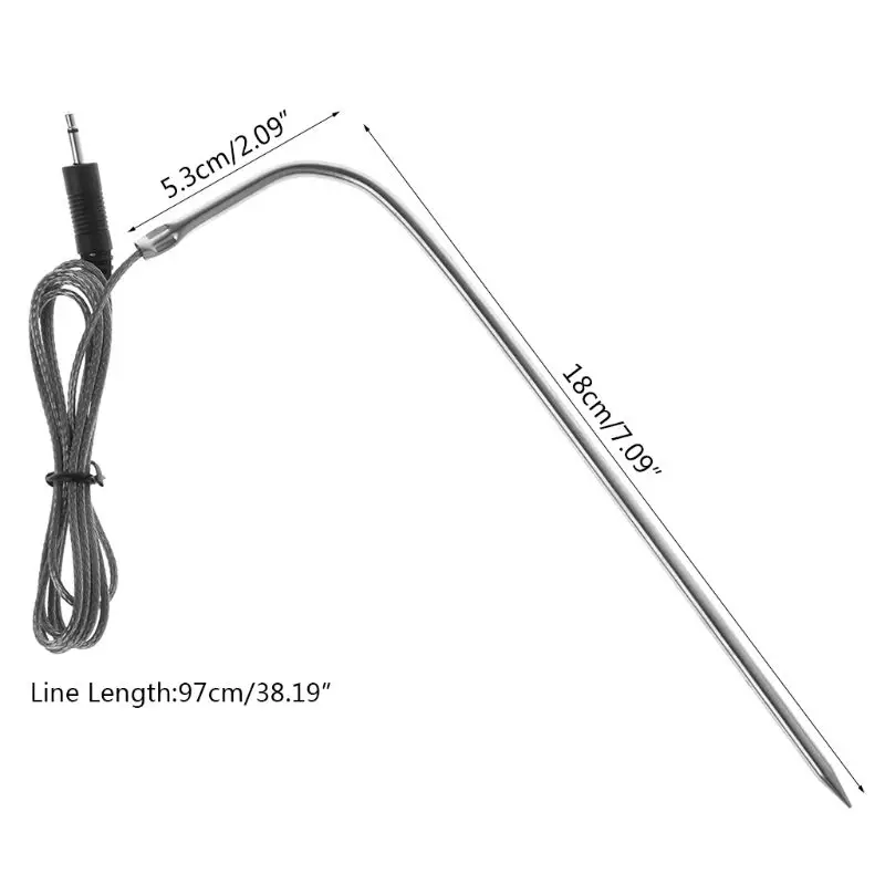 2025 New Temperature Probe Stainless Steel Material Probe Replacement Meat Probe Kitchen Accessories for Kitchen Oven Microwave