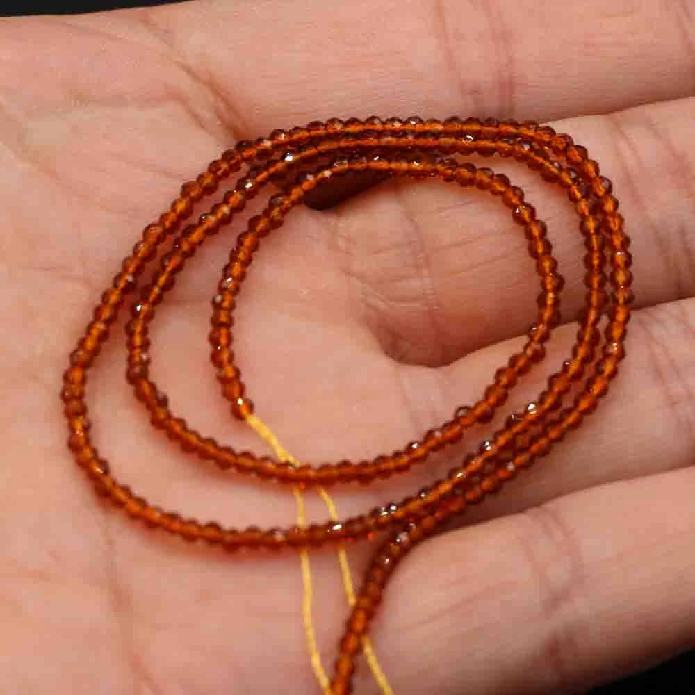 1PC Natural Spinel Beads 2-3mm Faceted Loose Beads Natural Stone Spacer Beads for DIY Bracelet Necklace Jewelry Making Accessory