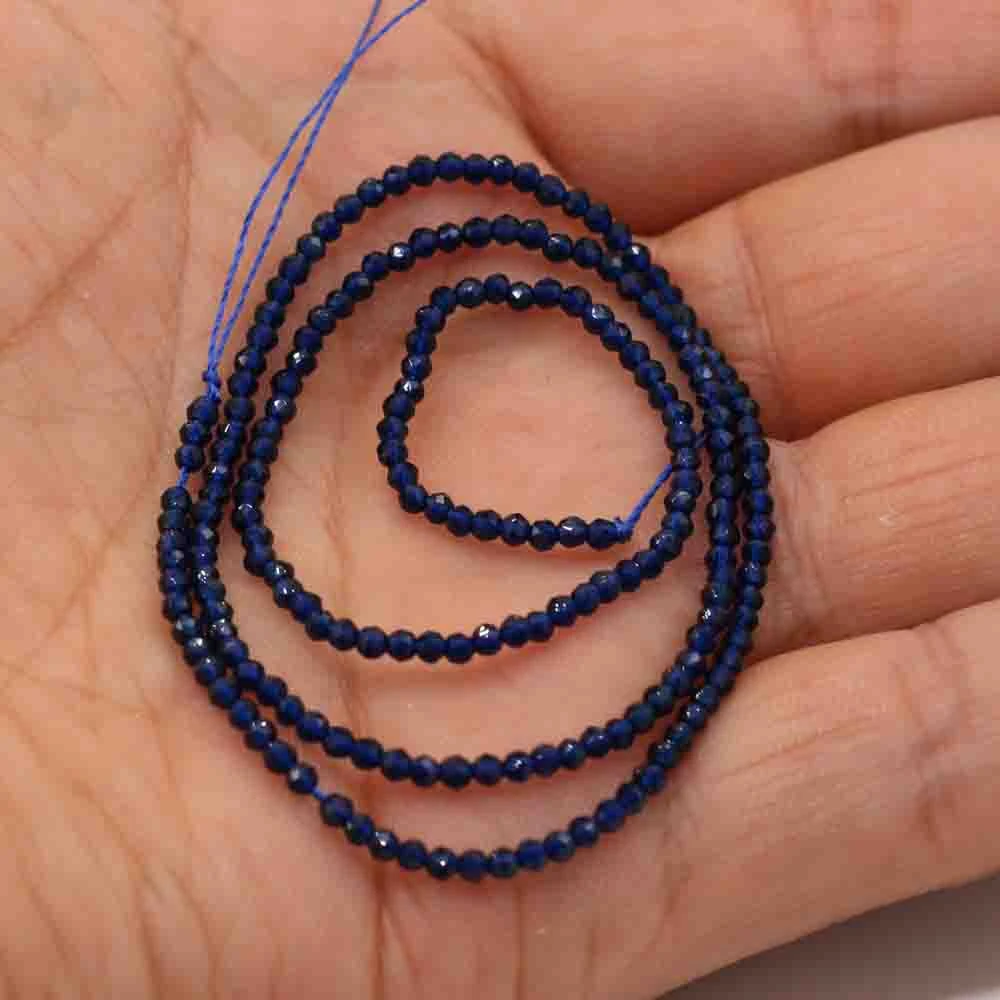 1PC Natural Spinel Beads 2-3mm Faceted Loose Beads Natural Stone Spacer Beads for DIY Bracelet Necklace Jewelry Making Accessory
