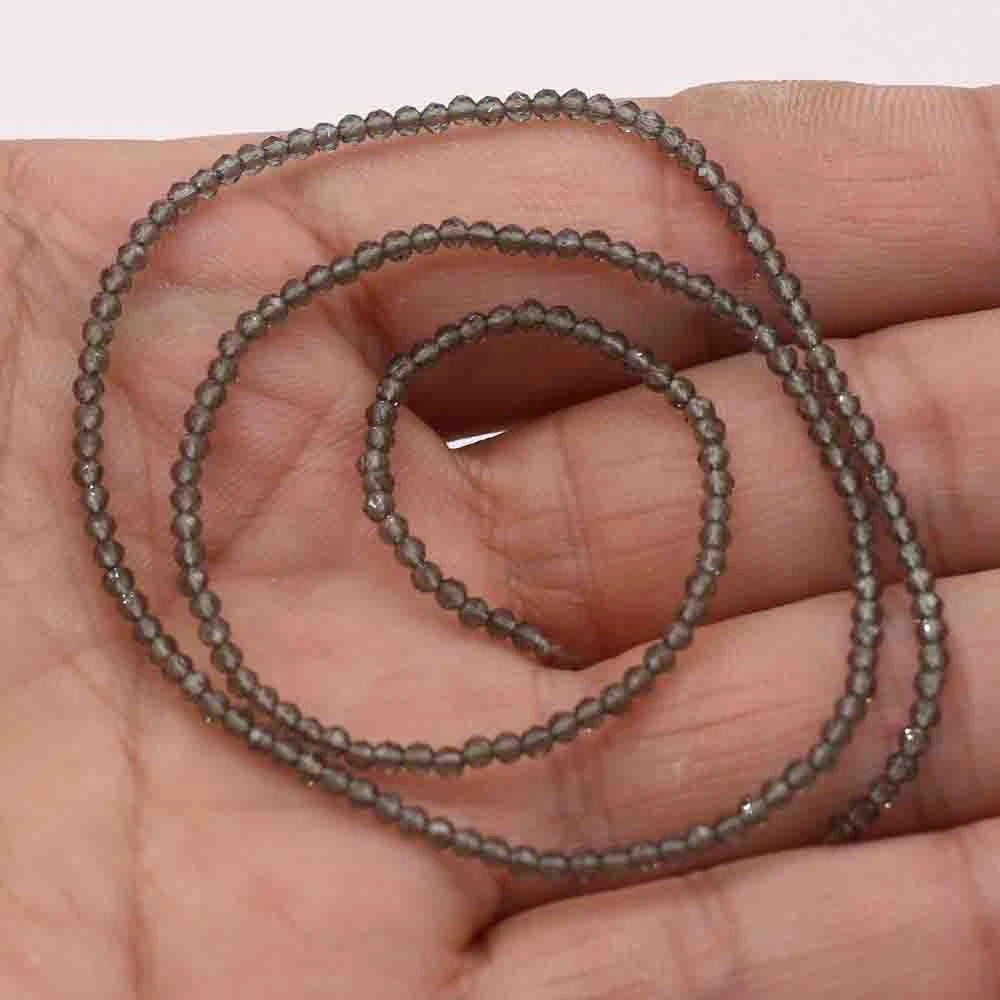 1PC Natural Spinel Beads 2-3mm Faceted Loose Beads Natural Stone Spacer Beads for DIY Bracelet Necklace Jewelry Making Accessory