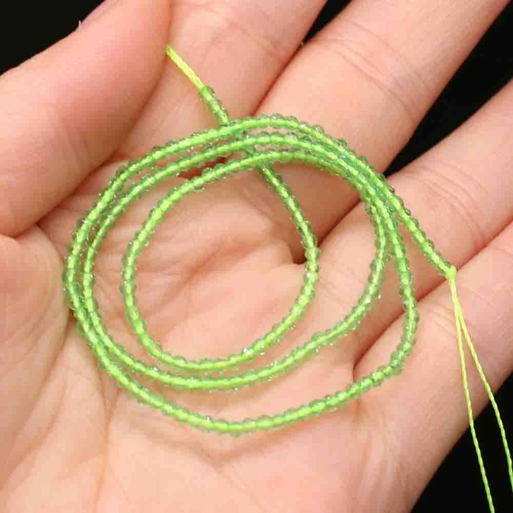 1PC Natural Spinel Beads 2-3mm Faceted Loose Beads Natural Stone Spacer Beads for DIY Bracelet Necklace Jewelry Making Accessory