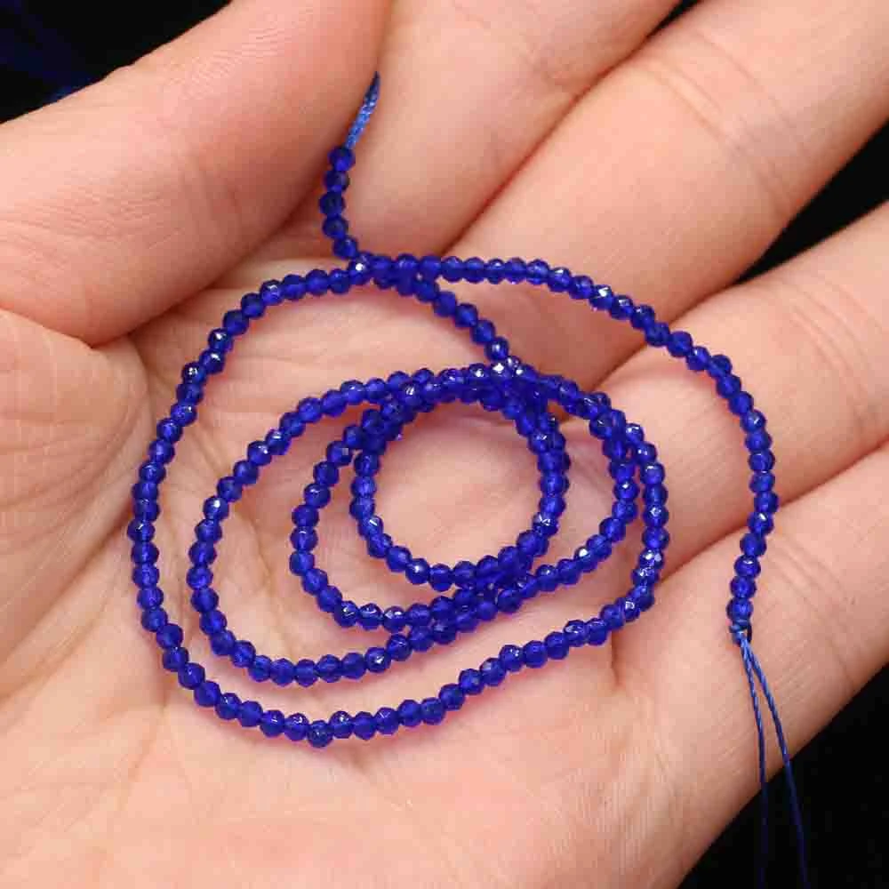 1PC Natural Spinel Beads 2-3mm Faceted Loose Beads Natural Stone Spacer Beads for DIY Bracelet Necklace Jewelry Making Accessory