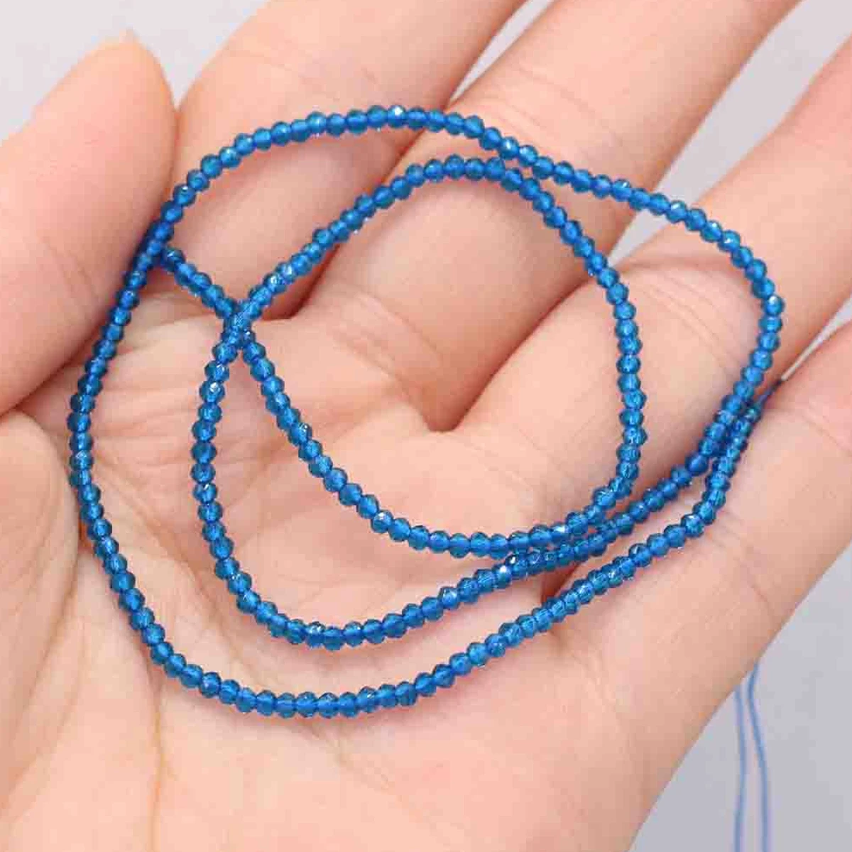 1PC Natural Spinel Beads 2-3mm Faceted Loose Beads Natural Stone Spacer Beads for DIY Bracelet Necklace Jewelry Making Accessory