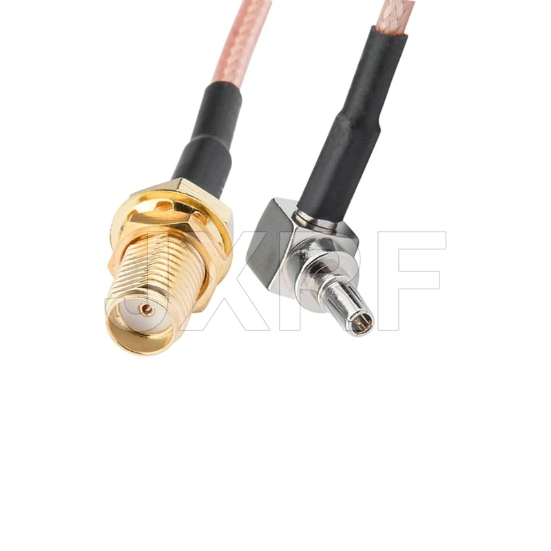 JXRF Connector SMA to FAKRA C SMA to CRC9 TS9 SMA FAKRA Extension Coax Jumper Pigtail Cable 15CM RG316 for 3G 4G Modem Router