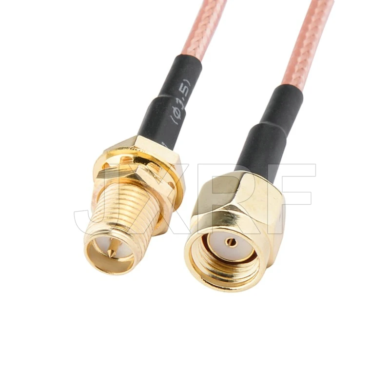 JXRF Connector SMA to FAKRA C SMA to CRC9 TS9 SMA FAKRA Extension Coax Jumper Pigtail Cable 15CM RG316 for 3G 4G Modem Router
