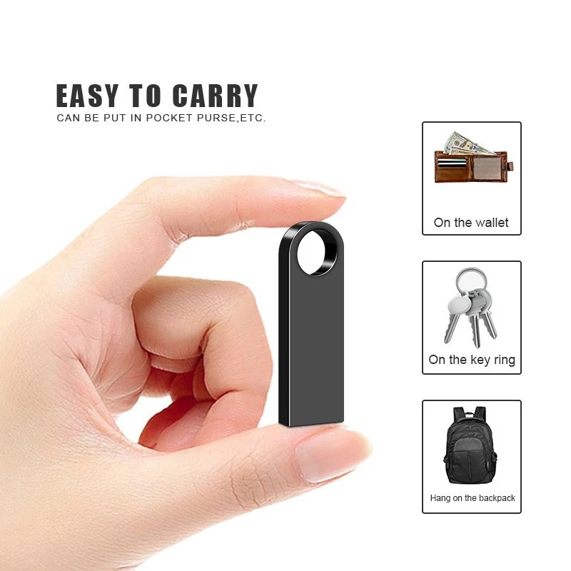 100% Original Metal USB Flash Disk USB2.0 8GB 16GB 32GB 64GB High Speed Metal Mini U Disk Pen Drive 128GB U Disk Memory Stick