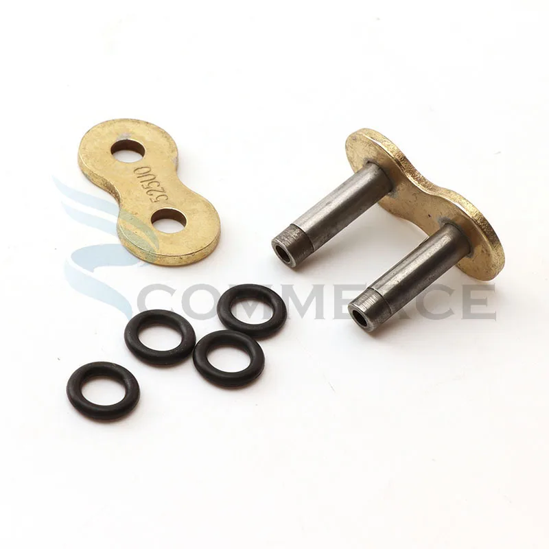 Motorcycle Chain Buckle Ring Link 428 520 525 530 Heavy Chain Connecting Connector Master Joint Link With O-Ring Chain Lock