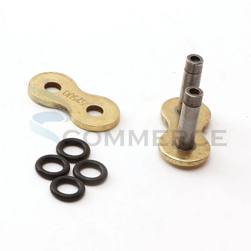Motorcycle Chain Buckle Ring Link 428 520 525 530 Heavy Chain Connecting Connector Master Joint Link With O-Ring Chain Lock