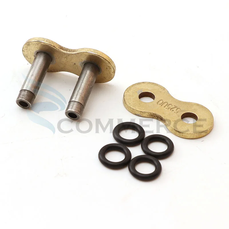 Motorcycle Chain Buckle Ring Link 428 520 525 530 Heavy Chain Connecting Connector Master Joint Link With O-Ring Chain Lock