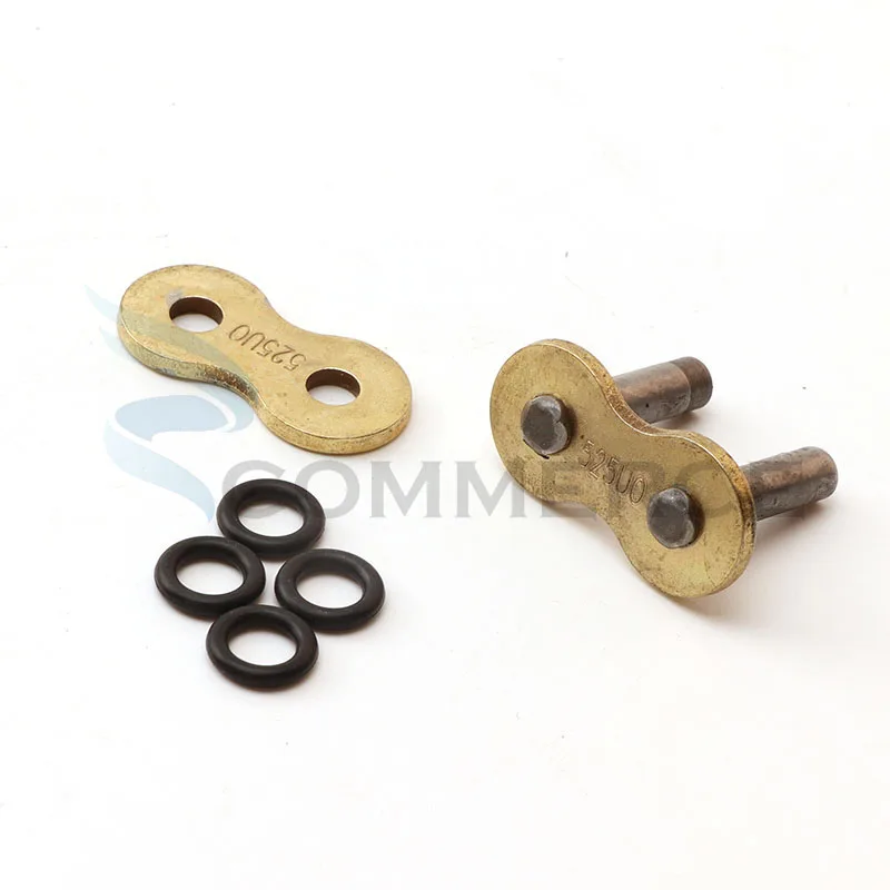 Motorcycle Chain Buckle Ring Link 428 520 525 530 Heavy Chain Connecting Connector Master Joint Link With O-Ring Chain Lock