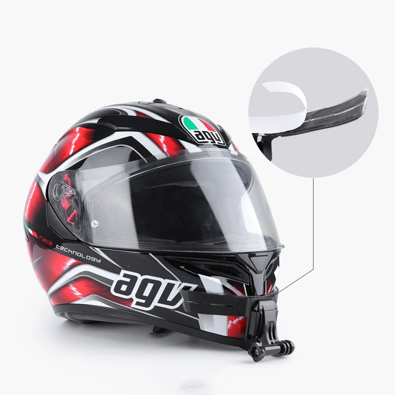 For Gopro 13 9 10 12 Accessories Adjustment Base Mount Riding Helmet Moto For Go Pro Hero Insta360 X4 DJI OSMO Action Camera