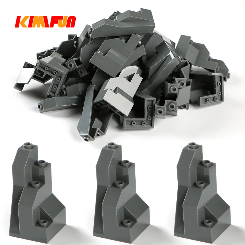 100g/Pack Moc Rock Panel Rockery Mountain Scene DIY City Street View Bulk Building Blocks Bricks Set Toys