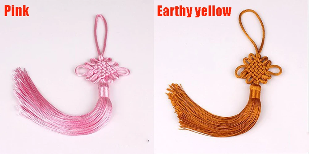2/5/10/20PCS Handmade Chinese Knots Fortune Tassels Satin Silk Floss Tassel for New Year's Gifts Spring Festival DIY Craft Decor
