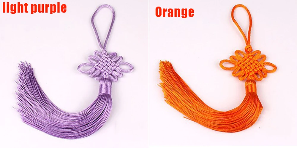 2/5/10/20PCS Handmade Chinese Knots Fortune Tassels Satin Silk Floss Tassel for New Year's Gifts Spring Festival DIY Craft Decor